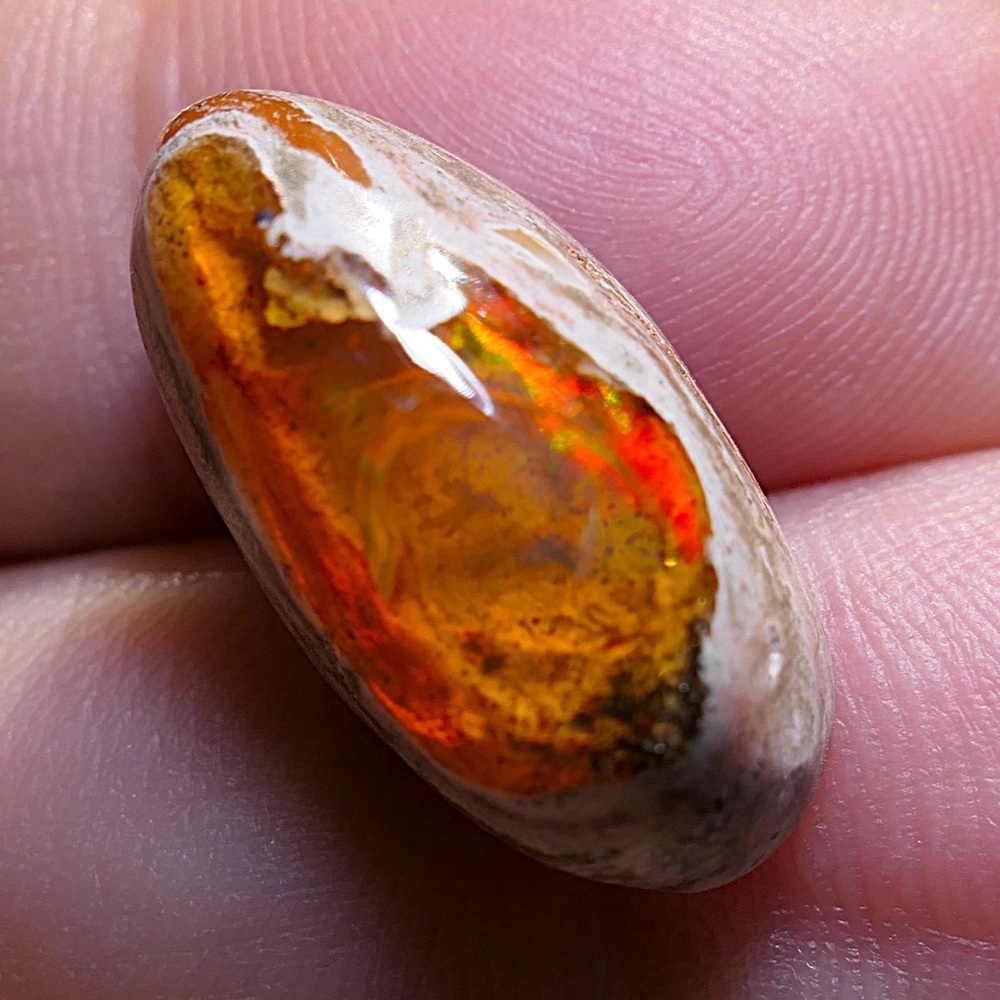 10.35ct Mexican Matrix Cantera Boulder Colorful Opal Gem